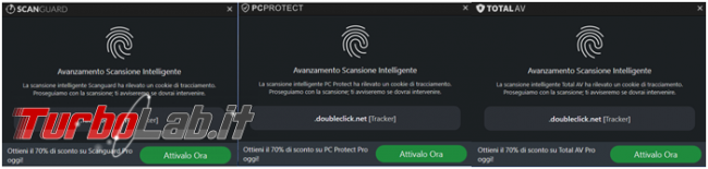 “strane” similitudini TotalAV, ScanGuard PCProtect (&quot; migliori antivirus 2020&quot;)