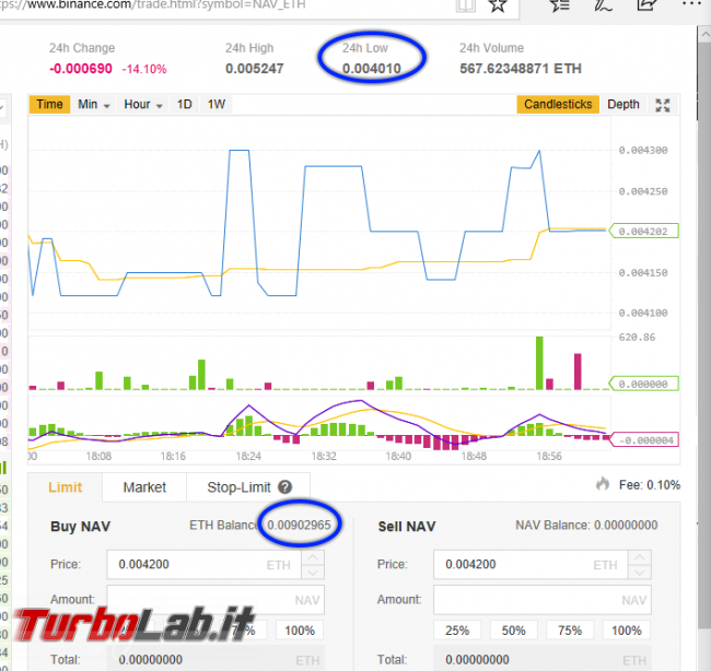 Strategia guadagnare criptovalute Binance: video guida ordini limite &quot;dip buy&quot; Bitcoin Ethereum
