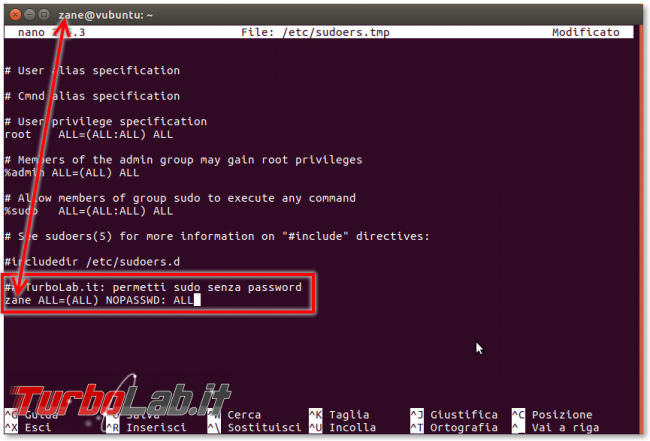 Sudo senza password Ubuntu: come disabilitare richiesta password quando si eseguono comandi come root (video)