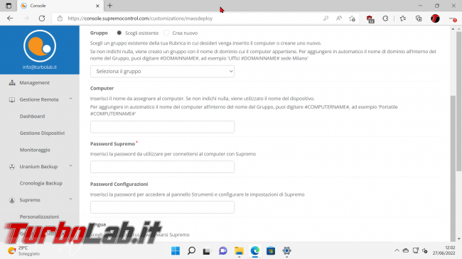 SupRemo Console: pannello controllo definitivo gestione IT (prova, guida, recensione) (video) - zShotVM_1656324137