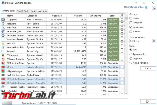 Symenu crea menu portable avviare programmi pendrive non solo quelli