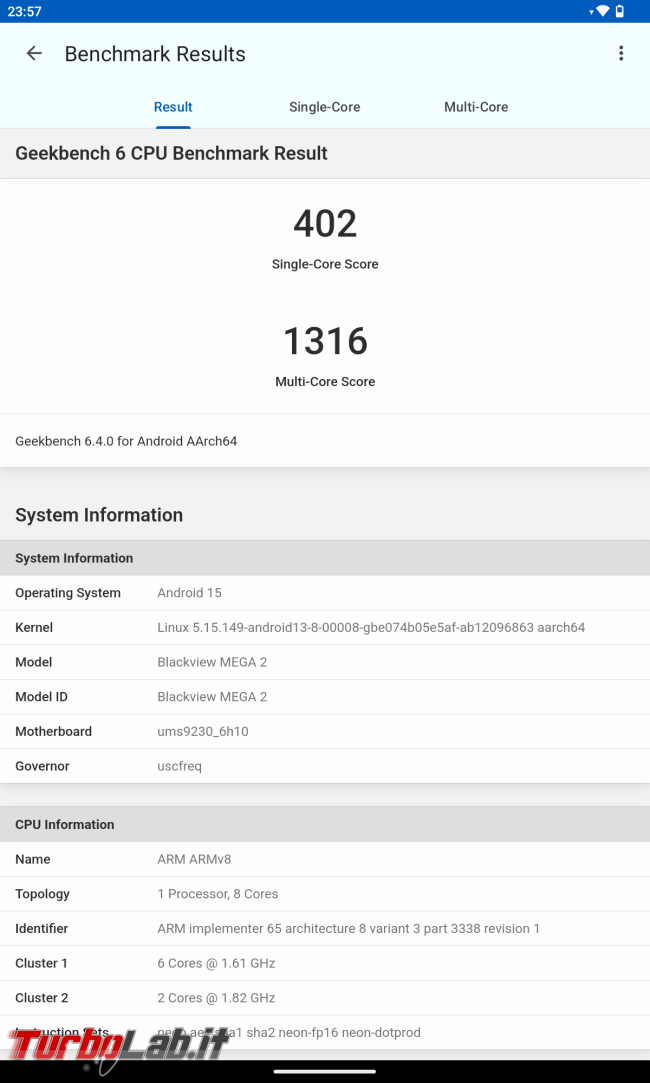 Tablet Blackview MEGA 2: recensione, prova impressioni d'uso (video) - Screenshot_20250313-235729