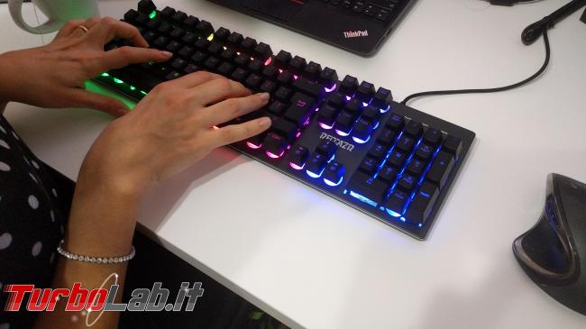 tastiera quasi-meccanica RGB gaming 28 €: recensione Reccazr HS760 (video) - IMG_20190113_175442
