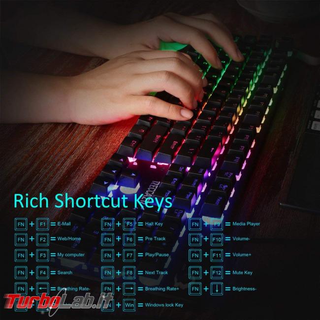 tastiera quasi-meccanica RGB gaming 28 €: recensione Reccazr HS760 (video) - Reccazr HS760 (1)
