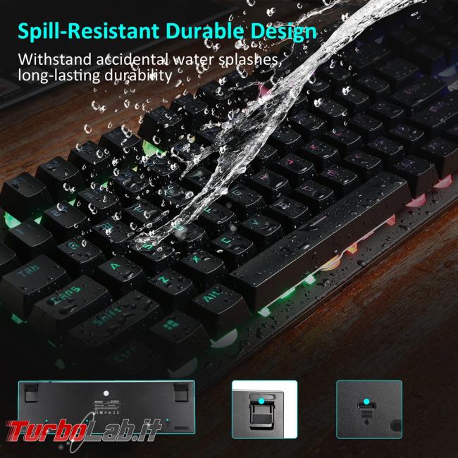 tastiera quasi-meccanica RGB gaming 28 €: recensione Reccazr HS760 (video) - Reccazr HS760 (4)