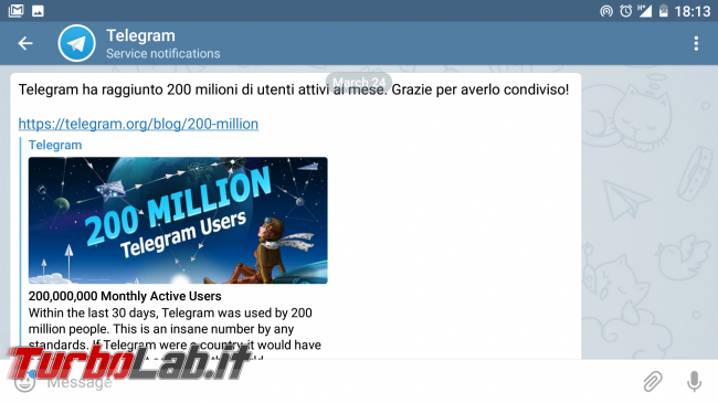 Telegram: come bloccare gruppi spam impedire mi aggiungano automaticamente - Screenshot_20180815-181318