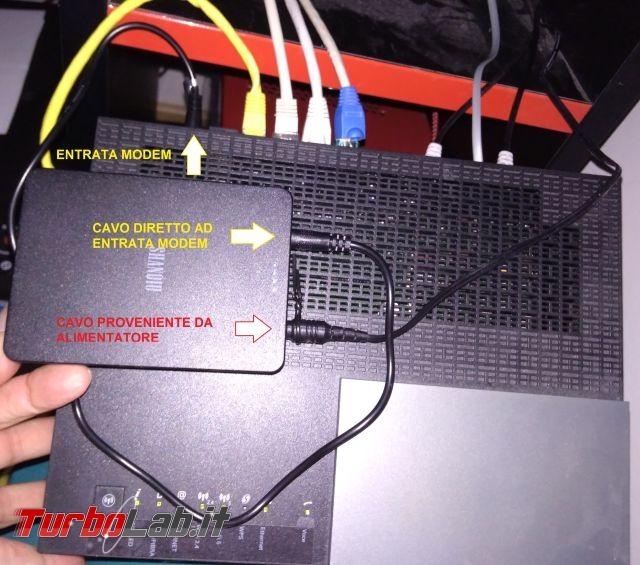 Tenere accesi modem altri dispositivi UPS piccole dimensioni