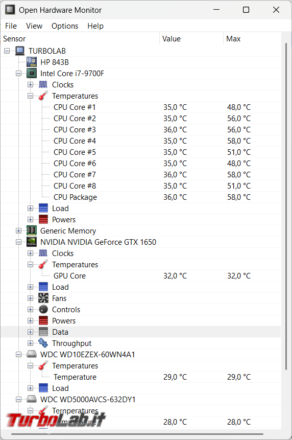 Teniamo sotto controllo temperature computer