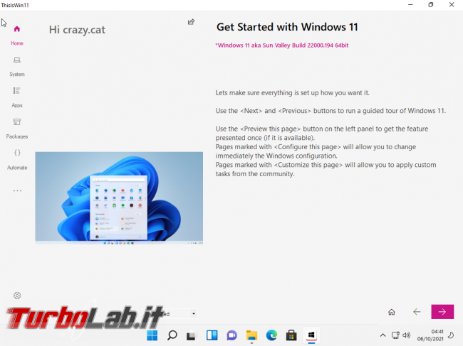 ThisIsWin11 personalizza configura Windows 11 clic