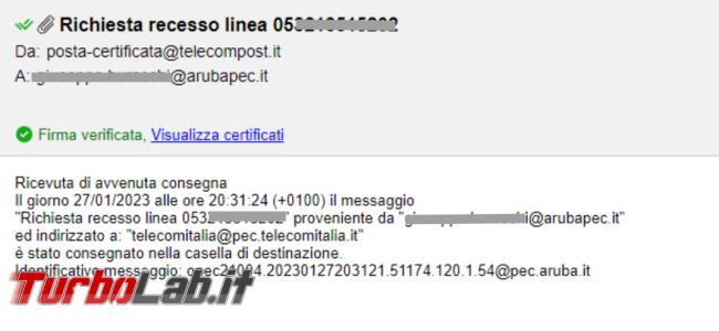 TIM: ’Odissea cessare linea telefonica