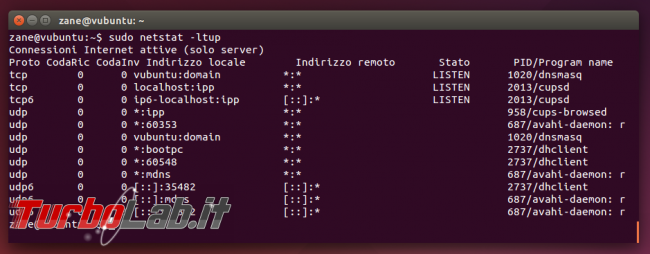 TLI risponde: devo installare firewall Linux/Ubuntu? - ubuntu netstat open ports