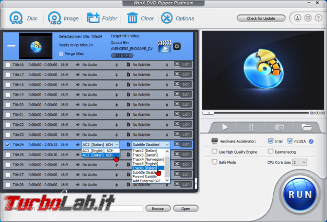 Trasformare film DVD file MP4 PC, smartphone, tablet: guida rip WinX DVD Ripper (conversione DVD MP4, H.264, AAC) - zShotVM_1589868662