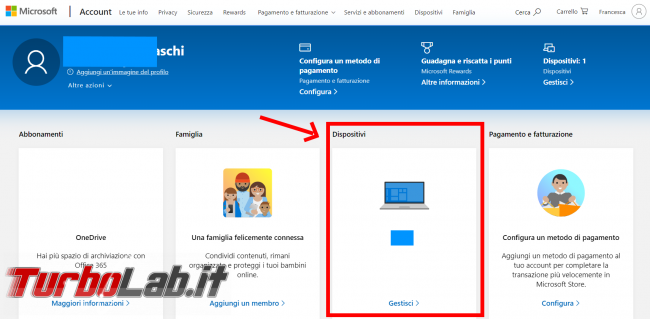 Trovare bloccare dispositivo Windows perso rubato - FrShot_1572727933