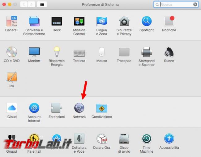 Trovare nome l’indirizzo IP Mac OS X