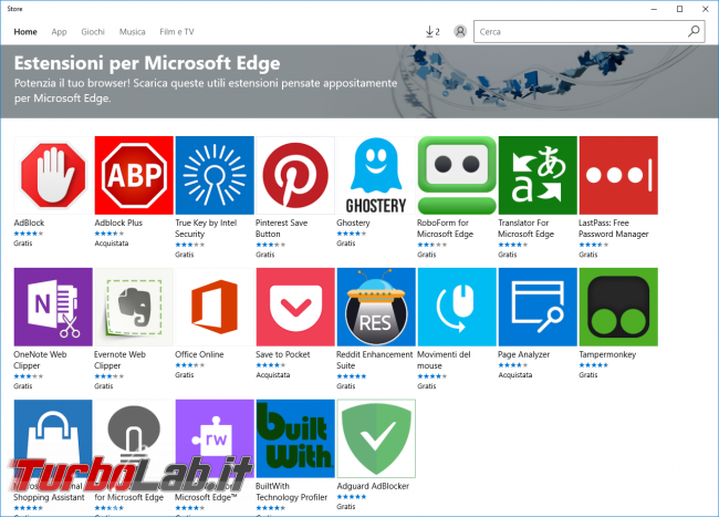 Tutte novità Microsoft Edge Windows 10 1703, Creators Update