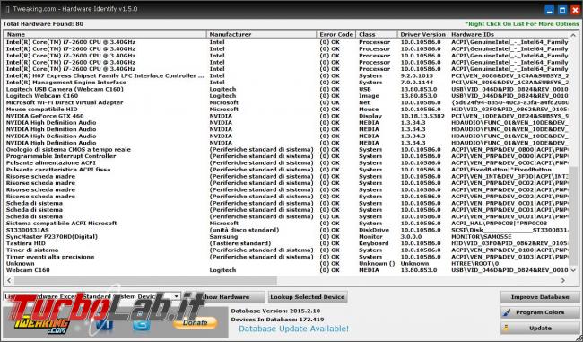 Tweaking.com Hardware Identify ti aiuta riconoscere componenti computer
