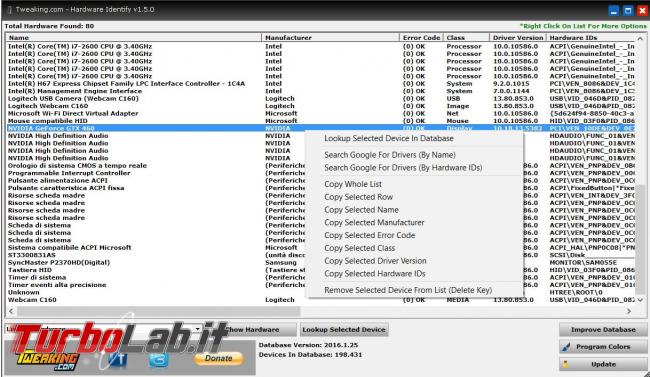 Tweaking.com Hardware Identify ti aiuta riconoscere componenti computer