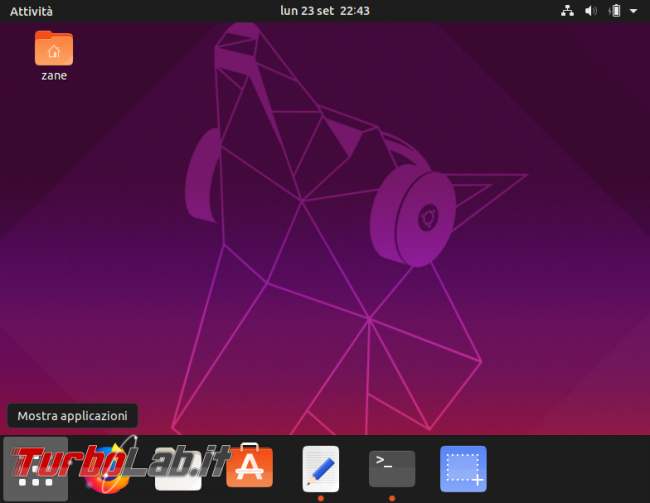 Ubuntu come Windows: spostare barra / Dock basso pulsante applicazioni sinistra