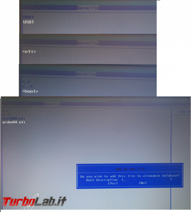 Ubuntu Windows dual boot uefi secure boot attivo