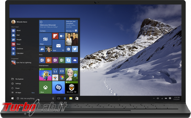 È ufficiale: Windows 10 sarà disponibile 29 luglio, upgrade gratuito è già &quot;prenotabile&quot; - windows 10 notebook