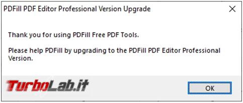 Unire / separare file PDF tanto altro: PDFill PDF Tools 15 Beta è programma tutto fare