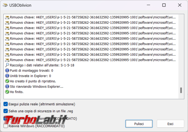 USBDeview USBOblivion gestiscono cancellano periferiche USB