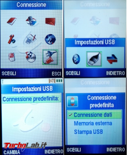 Vecchio telefono Motorola RAZR / KRZR: come recuperare / copiare foto PC Windows 10 (guida) - connessione dati vecchio motorola