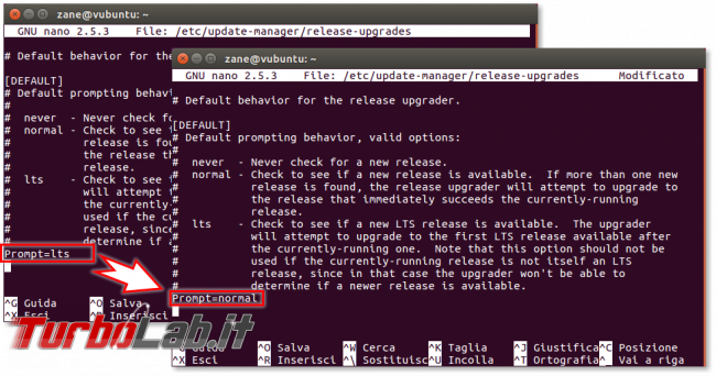 Video-Guida: come aggiornare Ubuntu 24.04 linea comando (terminale Ubuntu Server) - ubuntu update manager nano