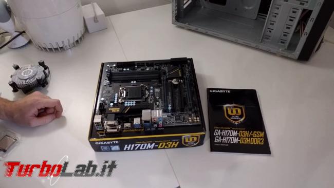 Video-guida completa: come assemblare PC autonomia (CPU, MoBo, RAM, SSD)
