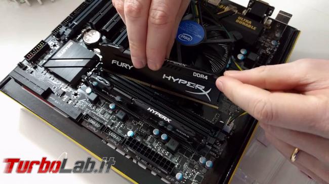 Video-guida completa: come assemblare PC autonomia (CPU, MoBo, RAM, SSD)