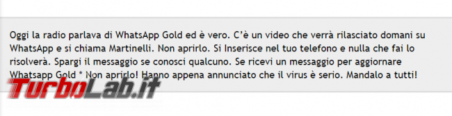 Video &quot;Martinelli&quot; WhatsApp: è bufala - FrShot_1569215883