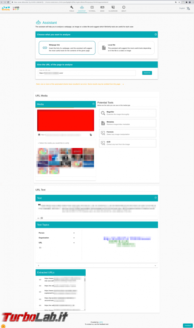 video veritas: scova video immagini fake InVid!