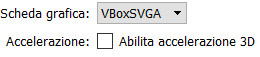 VirtualBox: quali differenze VBoxVGA, VMSVGA VBoxSVGA? Qual è migliore?