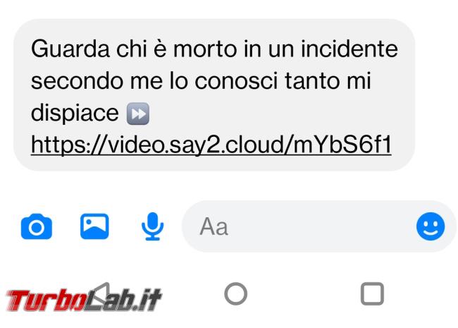 Virus Messenger: Guarda chi è morto incidente secondo me conosci - Screenshot_2023-03-01-20-52-08-79_be80aec1db9a2b53c9d399db0c602181