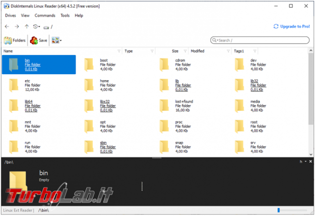 Visualizzare partizione Linux Windows recuperare file ci servono