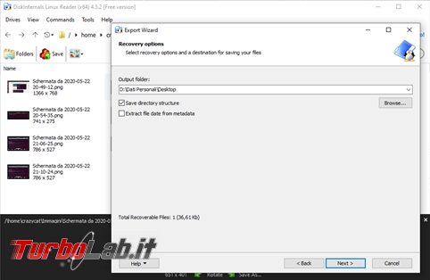 Visualizzare partizione Linux Windows recuperare file ci servono