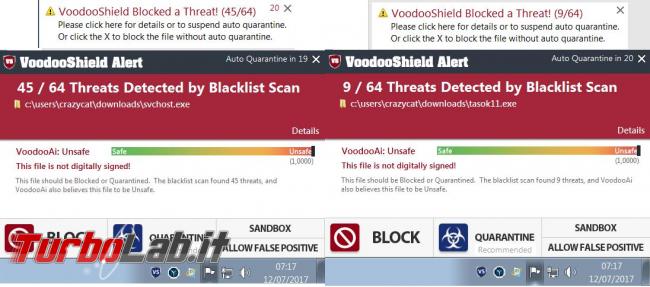 VoodooShield protegge sistema operativo eseguibili sconosciuti