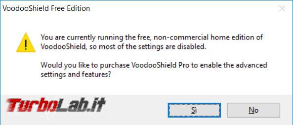 VoodooShield protegge sistema operativo eseguibili sconosciuti