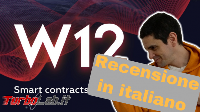 W12 token (ICO): recensione/review italiano - cos'è W12, come funziona, è buon investimento? (video)