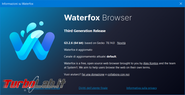 Waterfox browser alternativo soliti noti