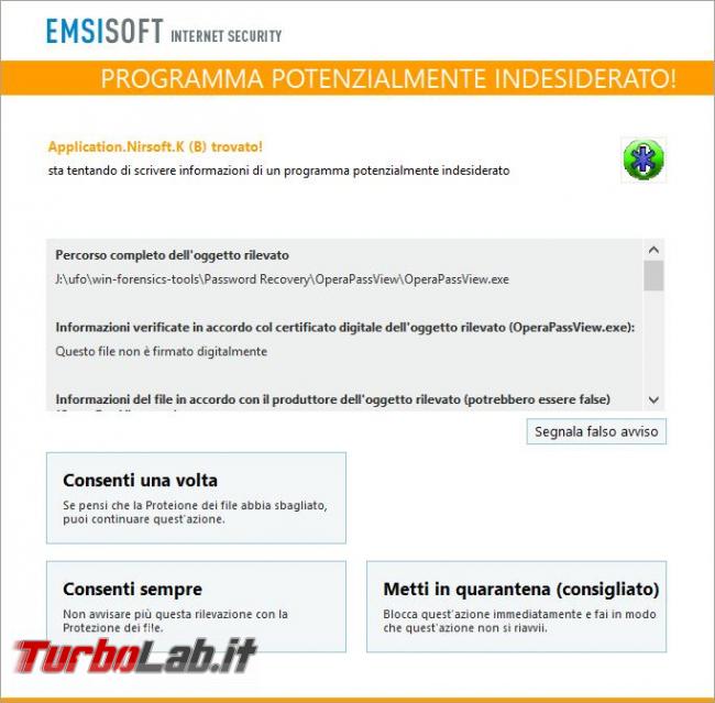 Win-UFO è kit programmi l’analisi forense computer