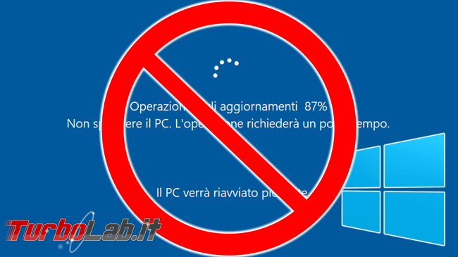 Windows 10 1909 è ora disponibile tramite Windows Update - windows updating deny