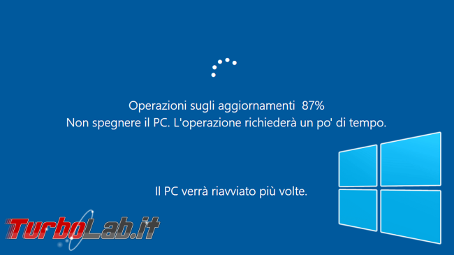 Windows 10 22H2 Aggiornamento 2022 è ora pronto disponibile tutti - windows updating brand