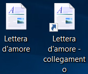 Windows 10: come disabilitare suffisso/trattino &quot; - collegamento&quot; aggiunto automaticamente nuovi collegamenti