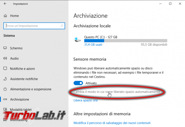 Windows 10 OneDrive: liberare spazio disco eliminando automaticamente file inutilizzati