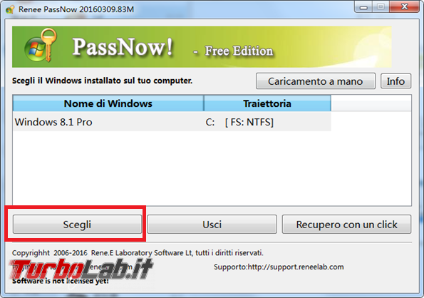 Windows 10 password dimenticata? Ecco guida rimuoverla! - selezionare sistema_595