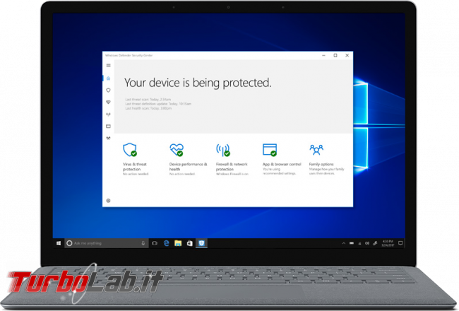 Windows 10 S: cos'è? quali limitazioni ha? differenze ci sono Windows 10 S Home/Pro? - windows 10 s windows defender security center