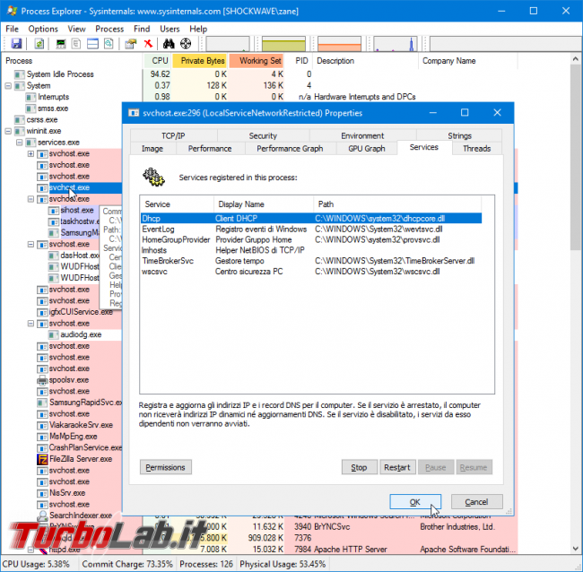 Windows 10 svchost.exe: cos'è, perché ci sono decine processi attivi? Guida: come ridurre numero processi svchost.exe Windows 10