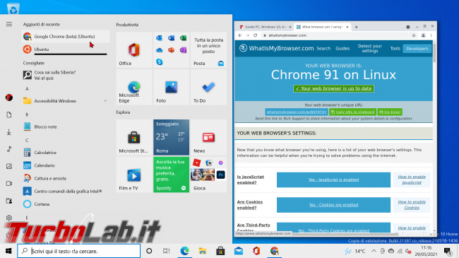 Windows 11: come eseguire programmi Linux interfaccia grafica Sottosistema Windows Linux (WSL WSLg, modo ufficiale) - zShotVM_1622279816