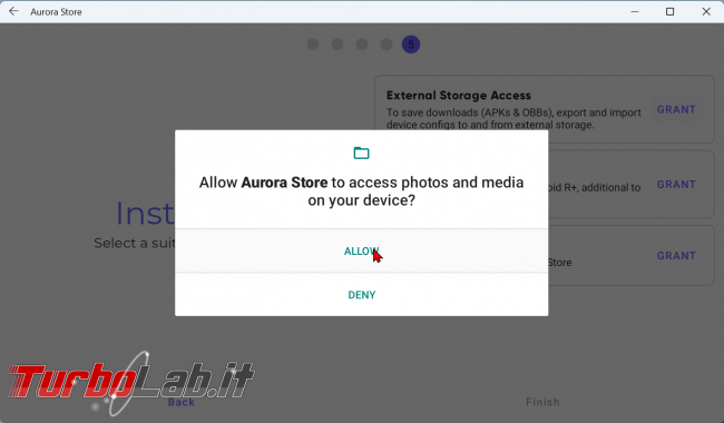 Windows 11: come installare Google Play Store Sottosistema Windows Android (WSA): guida download APK - Aurora Store (10)